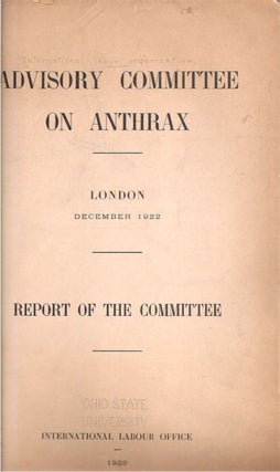 Report of the Committee : London: December 1922