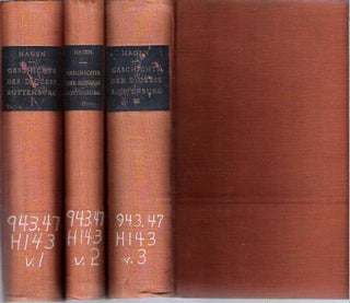 Item #10053 Geschichte der Diözese Rottenburg [3 volumes] : Band I, Band II, Band III. August...