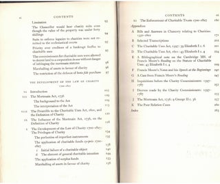 History of the Law of Charity : 1532-1827