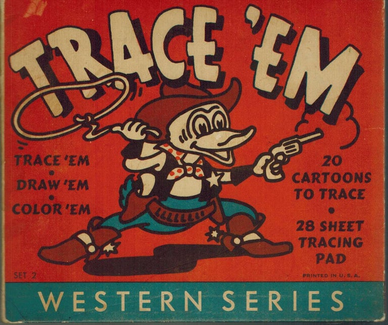 Item #12860 Trace 'Em : Western Series Set 2. Tracies.