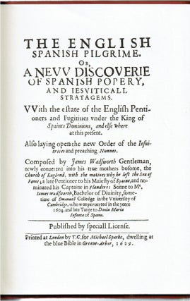 The English Spanish Pilgrime : London 1629