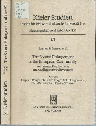 Item #13832 The Second Enlargement of the European Community : Adjustment Requirements and...