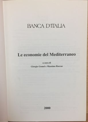 Le Economie del Mediterraneo