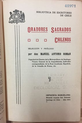 Oradores Sagrados Chilenos