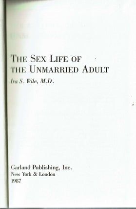 The Sex Life of the Unmarried Adult