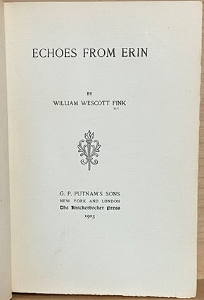 Echoes from Erin [Poems]