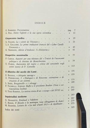 Lo Scrittore e la citta Saggi E Studi Di Letteratura Francese : (Miscellanea Di Studi in Memoria Di Dante Ughetti)