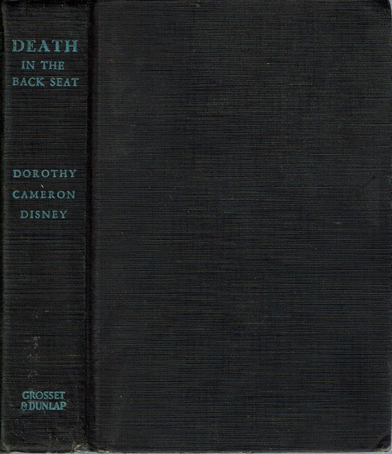 Item #14445 Death in the Back Seat. Dorothy Cameron Disney.