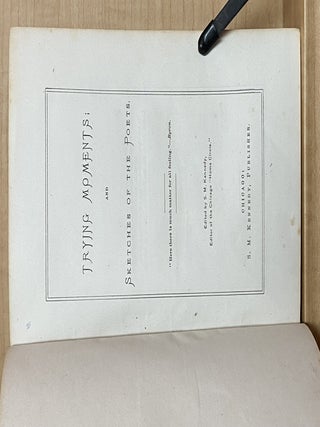 Trying Moments ; and Sketches of the Poets