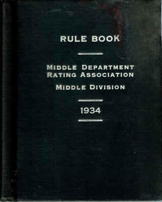Item #14508 Rule Book : Rules, Forms and General Minimums. Middle Department Rating Association....