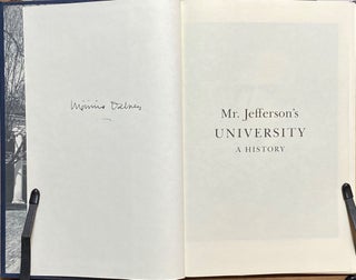 Mr. Jefferson's University : A History