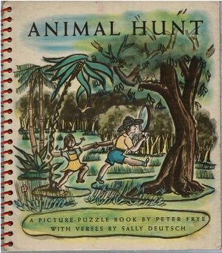 Item #14603 Animal Hunt : A Picture-Puzzle Book by Peter Frye. Sally Deutsch, verses by