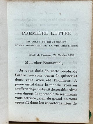 Lettres à un jeune homme sur la vie chrètienne