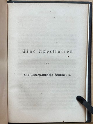 Eine Vertheidigung Katholischer Lehren Und Eine Appellation an Das Protestantische Publikum : Zwei Controvers-Schriften