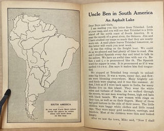 The Uncle Ben Books : lot of ten volumes Uncle Ben in South America; Panama; Switzerland and Holland; Norway and Lapland; with the Eskimos; Japan; China; Hawaii Philippines and the South Sea Islands; India and Egypt; Africa
