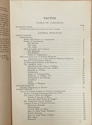 Tactics : The Practical Art of Leading Troops in War : With numerous illustrations, practical exercises, and the new tables of Army organization