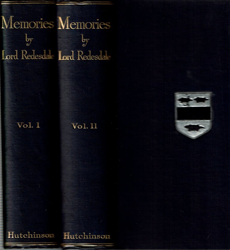 Item #15130 Memories [2 volume set]. Algernon Bertram Freeman-Mitford Redesdale, Lord.