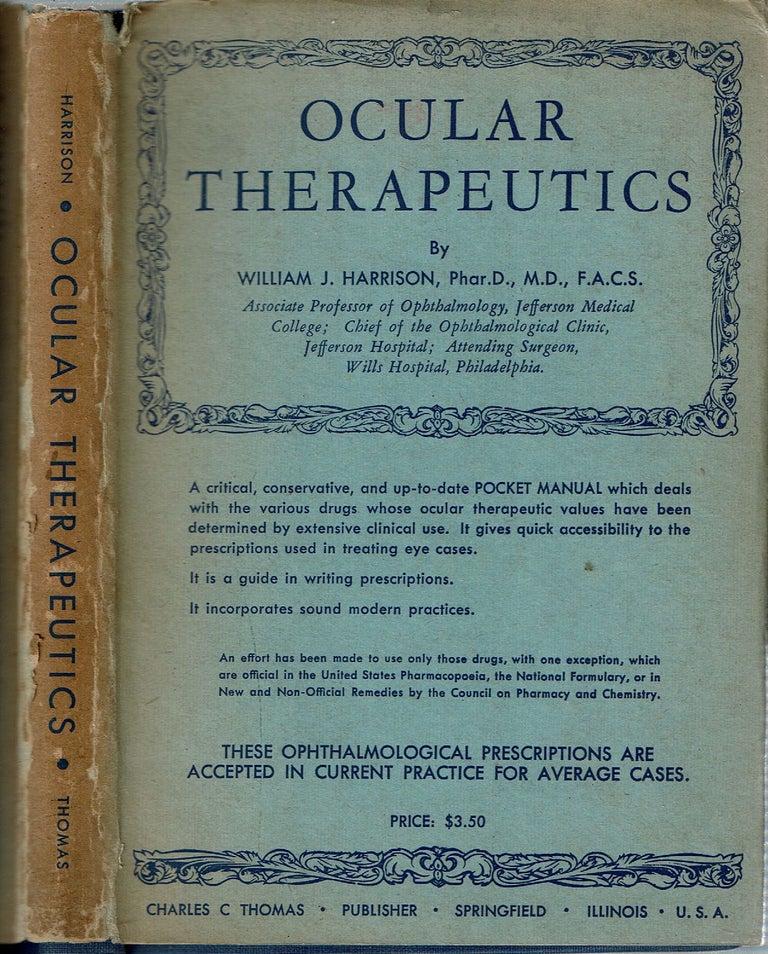 Item #15173 Ocular Therapeutics. William J. Harrison.