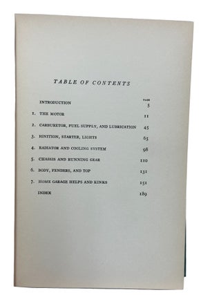 Auto Kinks : Handy Manual of Short Cuts & Ingenious Ways of keeping a Motor Car in condition and doing Emergency Repair Jobs