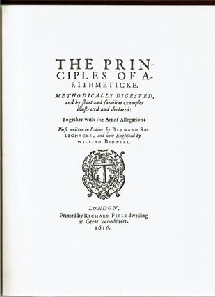 The Principles of Arithmeticke : London 1616