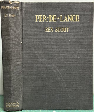 Item #15471 Fer-De-Lance : A Nero Wolfe Mystery. Rex Stout