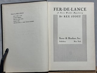 Fer-De-Lance : A Nero Wolfe Mystery