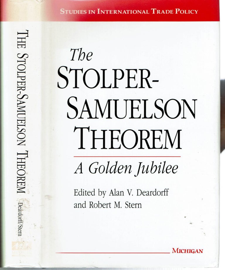 Item #15546 The Stolper-Samuelson Theorem : A Golden Jubilee. Alan Verne Deardorff, Robert Mitchell Stern.