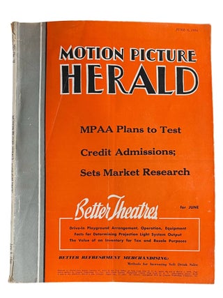 Item #15558 Motion Picture Herald : June 9, 1956 : [includes] Better Theatres : June 1956; The...