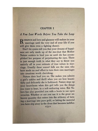 Brides Are like New Shoes; A Handbook for Bewildered Husbands,
