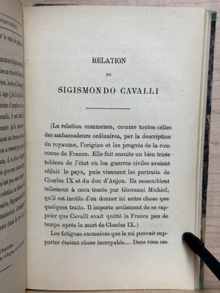 La Saint-Barthélemy devant le Sénat de Venise relations des ambassadeurs Giovanni Michiel et Sigismondo Cavalli