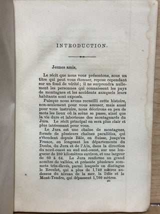 Trois Mois Sous La Neige : Journal d'un jeune habitant du Jura