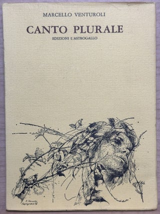 Item #15804 Canto Plurale. Marcello Venturoli