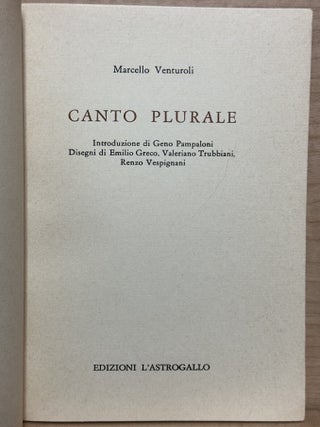 Canto Plurale
