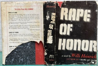 Item #15827 Rape of Honor. Willi Heinrich, Sigrid Rock
