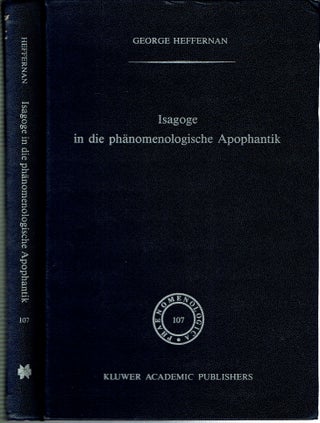 Item #15907 Isagoge in die Phänomenologische Apophantik : Eine Einführung in die...