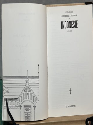 Architectuur & Stedebouw in Indonesie, 1870-1970