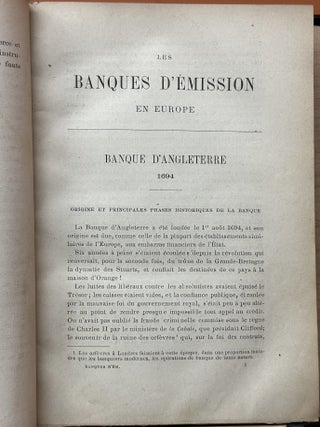 Les Banques D'Emission En Europe