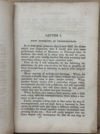 A Treatise on Thorough-Bass : or Harmony Made Easy as contained in a Series of Familiar Letters