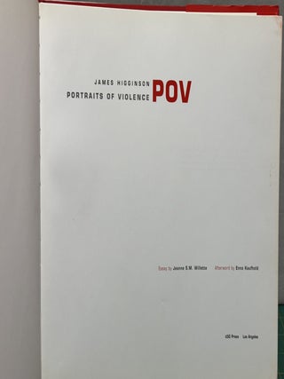 James Higginson POV: Portraits of Violence
