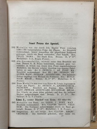 Die Sammlungen für Kunst und Wissenschaft, nachgelassen durch weiland Freiherrn Carl Rolas du Rosey : Zweite Abtheilung : Die numismatischen Sammlungen an Medaillen und Münzen, nebst numismatischer Bibliothek, nachgelassen durch weiland Freiherrn Carl Rolas du Rosey