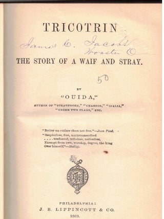 Tricotrin : The Story of a Waif and Stray