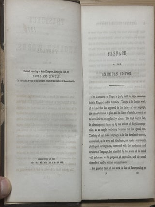 Thesaurus of English Words : so classified and arranged as to facilitate the expression of ideas and assist in literary composition