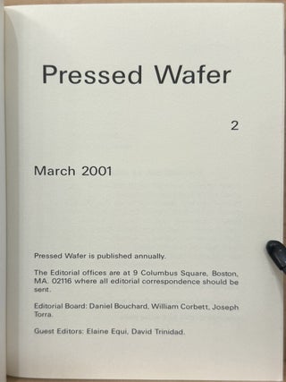 Pressed Wafer 2 : March 2001 : Hello Joe : A Tribute to Joe Brainard