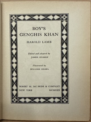 Boy's Genghis Khan