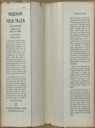 Nigerian Folk Tales : As told by Olawale Idewu amd Omotayo Adu : Told to and edited by Barbara K and Warren S Walker