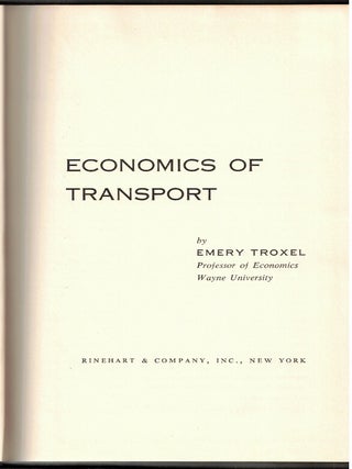 Economics of Transport