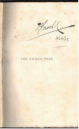 The Sacred Tree : or The Tree in Religion and Myth