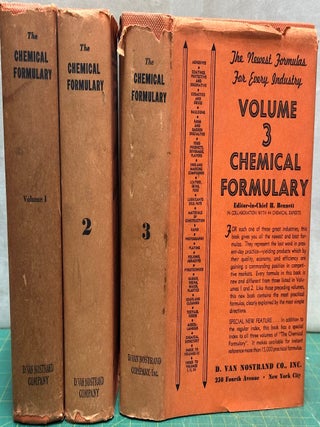 Item #17365 The Chemical Formulary : Volume 1, Volume 2, and Volume 3. Harry Bennett