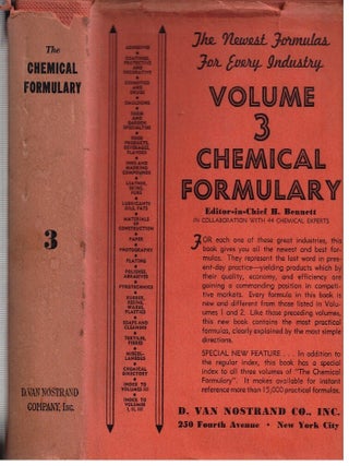 The Chemical Formulary : Volume 1, Volume 2, and Volume 3