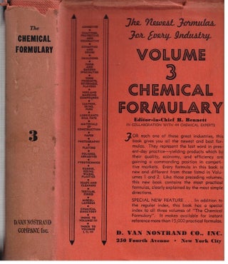 The Chemical Formulary : Volume 1, Volume 2, and Volume 3